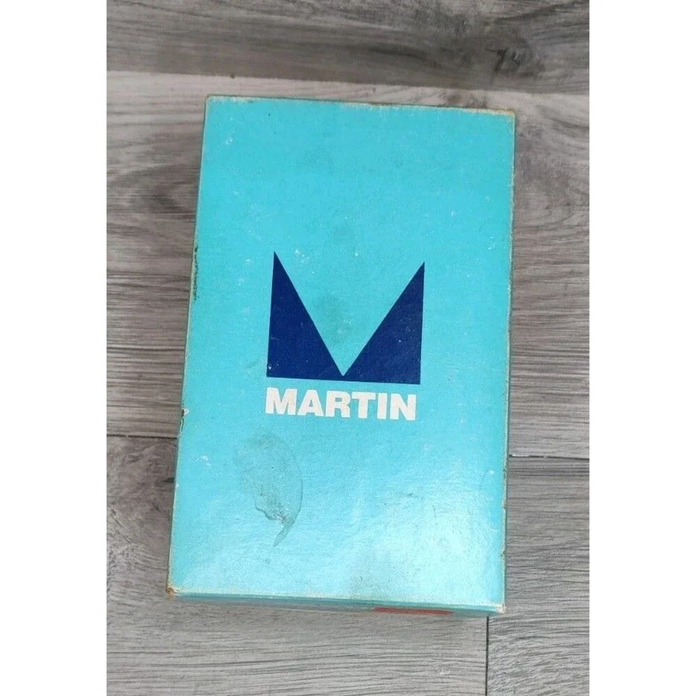 Vintage Martin Fishing Reel Box Empty Only USA Made Fly Reel Tackle Box